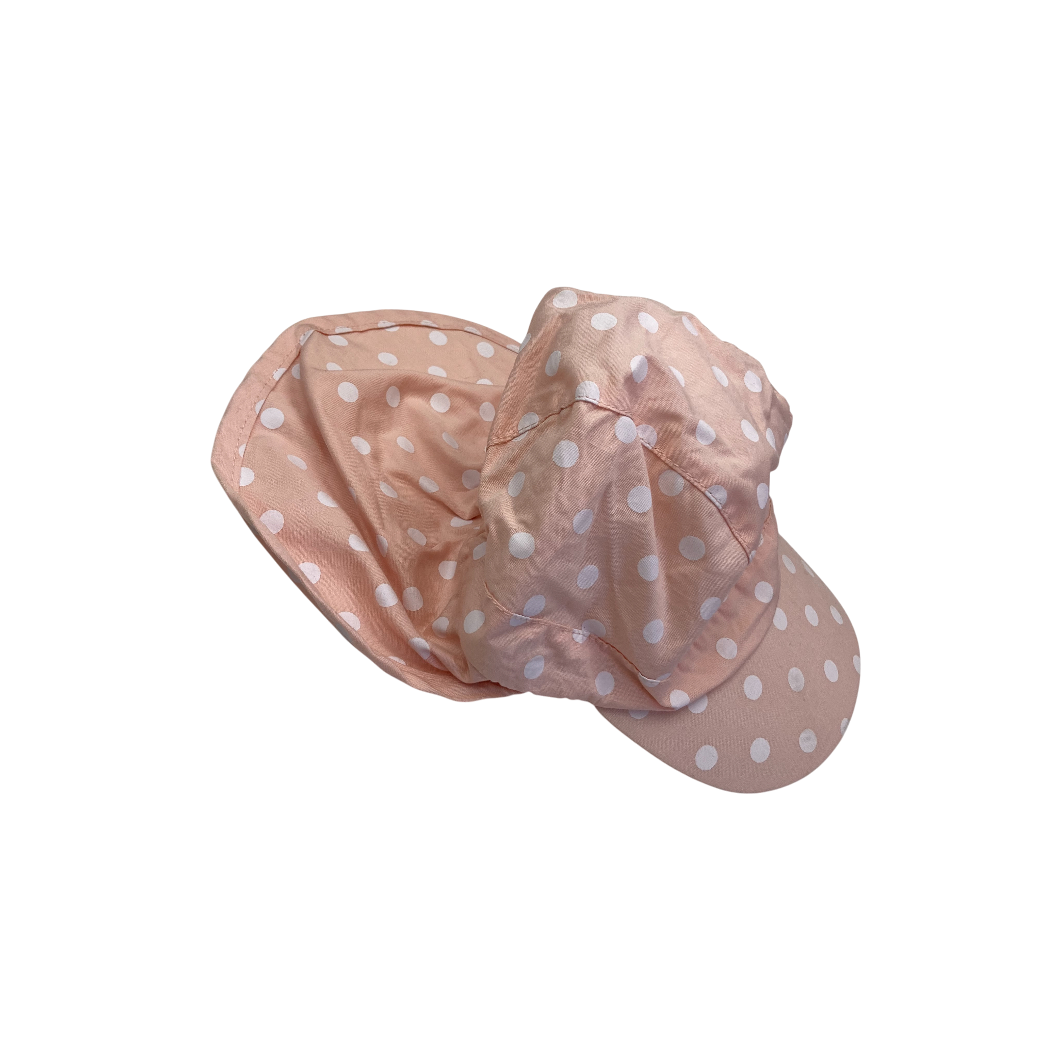 1-3M Light Pink & White Dotted Sun Hat - Woolworths
