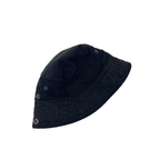 0-3M Black Corduroy Sun Hat - Gap