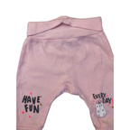 0-3M Light Pink Cat Glitter Leggings - Ackermans