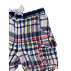 3-6M Plaid Drawstring Cotton Shorts - Woolworths