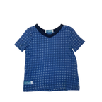 2Y Blue Dotted V Neck T Shirt - Storm Kids