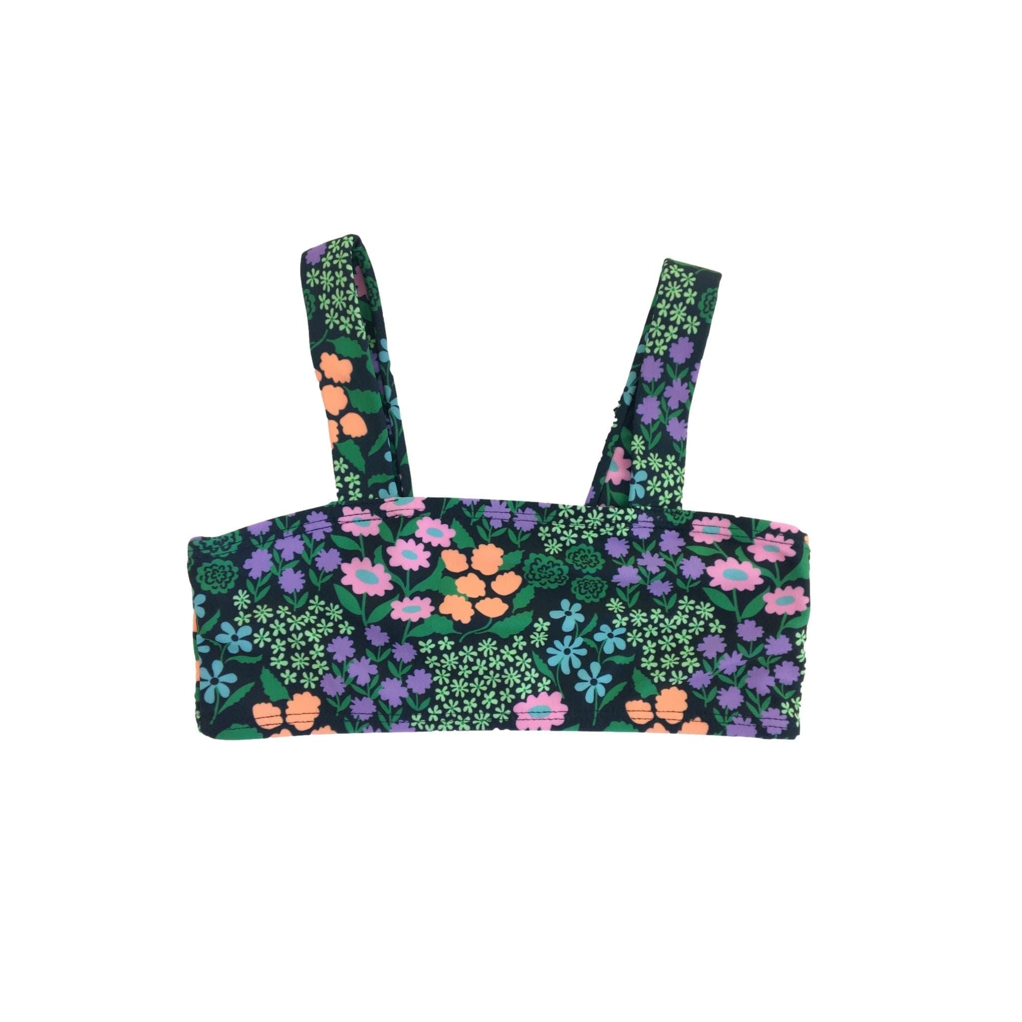 *NEW* 7Y Dark Floral Bikini Top - Cotton On