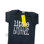 6M Black & White "Little Brother" Bodysuit - Shein