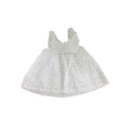 3-6M White Eyelet Frill Dress - Country Road