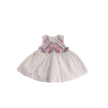 0-3M Light Pink Embroidered Sleeveless Dress - Naartjie