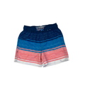 1-2Y Blue & Pink Melange Boardshorts - Real