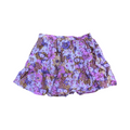4-5Y Floral viscose & linen layered skirt - Cotton On