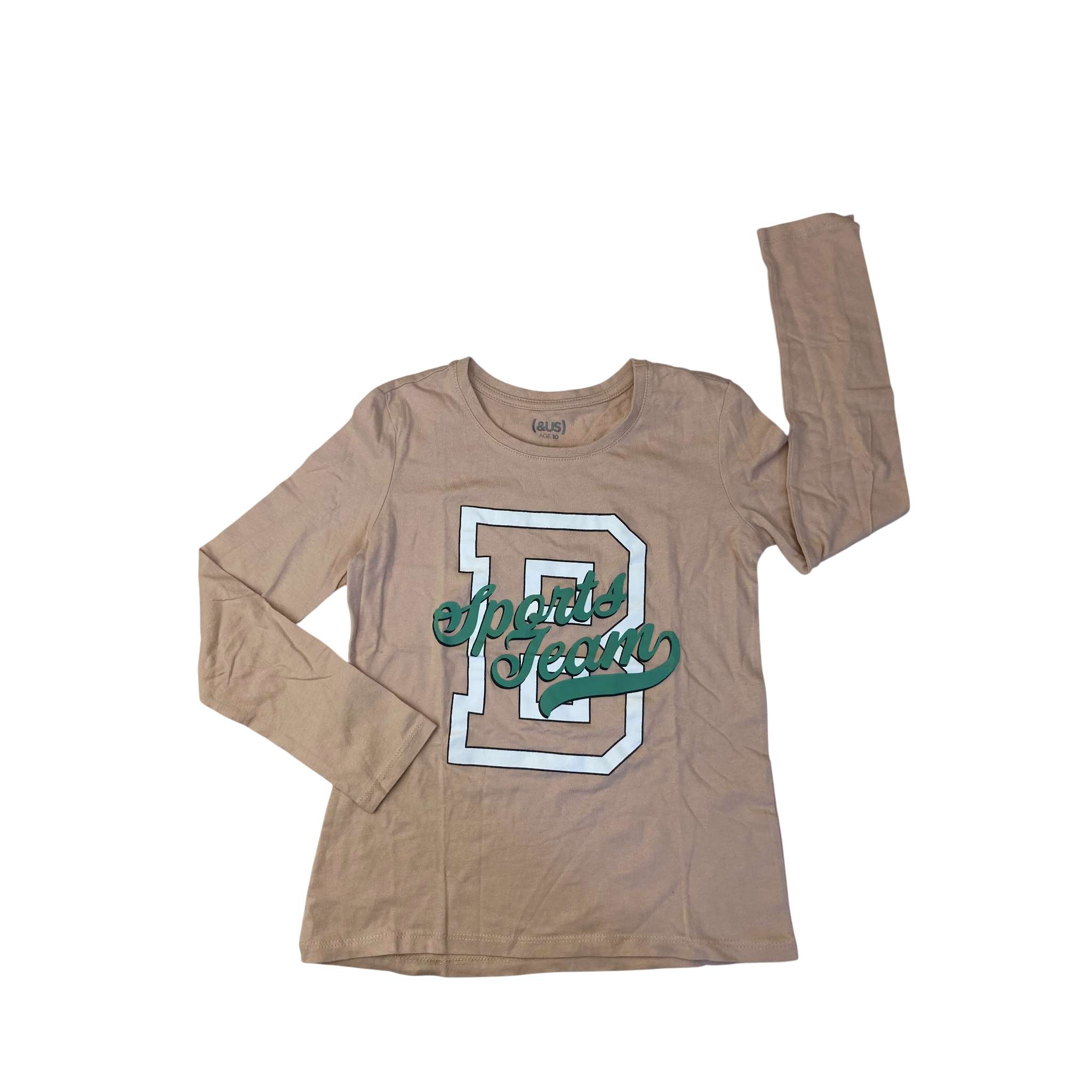 10Y Beige Sport Long Sleeve T Shirt - (& US)