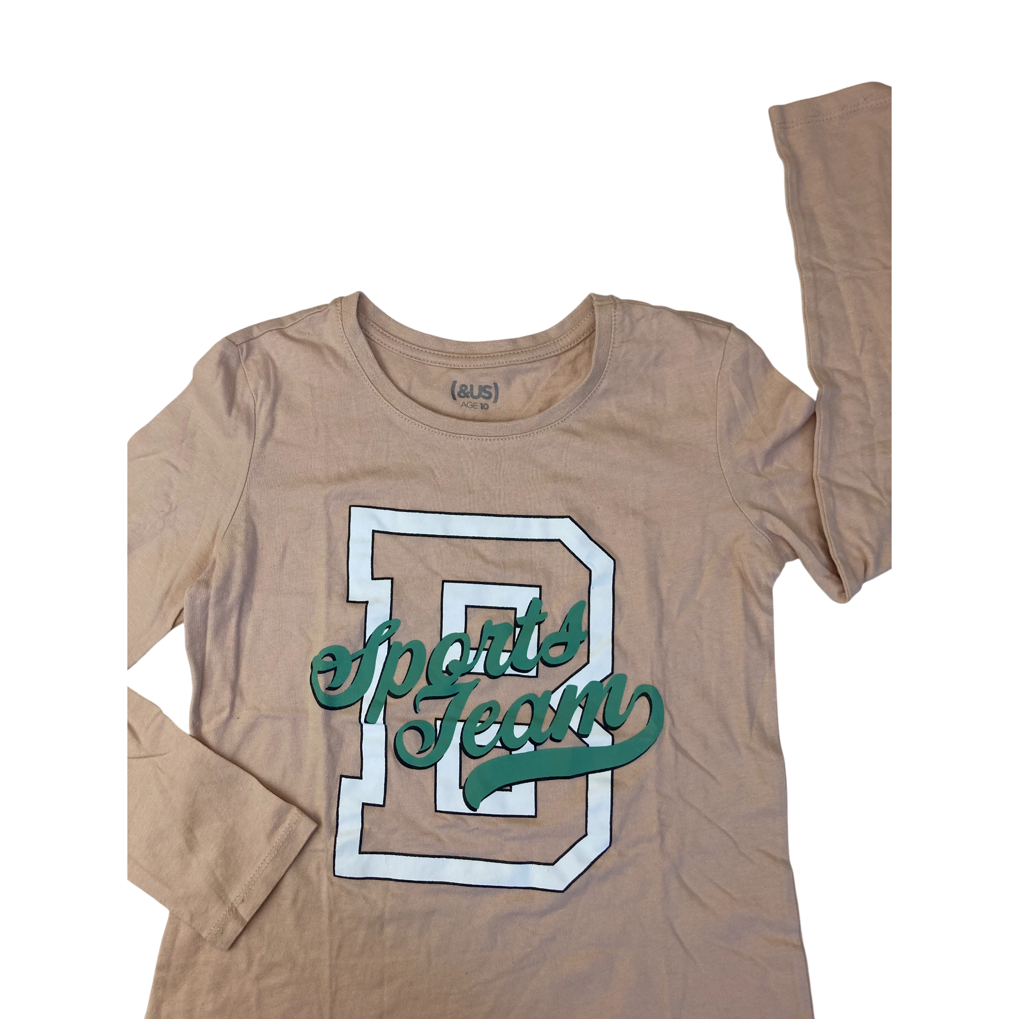 10Y Beige Sport Long Sleeve T Shirt - (& US)