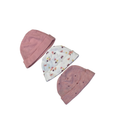 NB Pink Cotton Beanies - Ackermans
