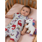 0-3M Dino & Unicorn romper - Keedo
