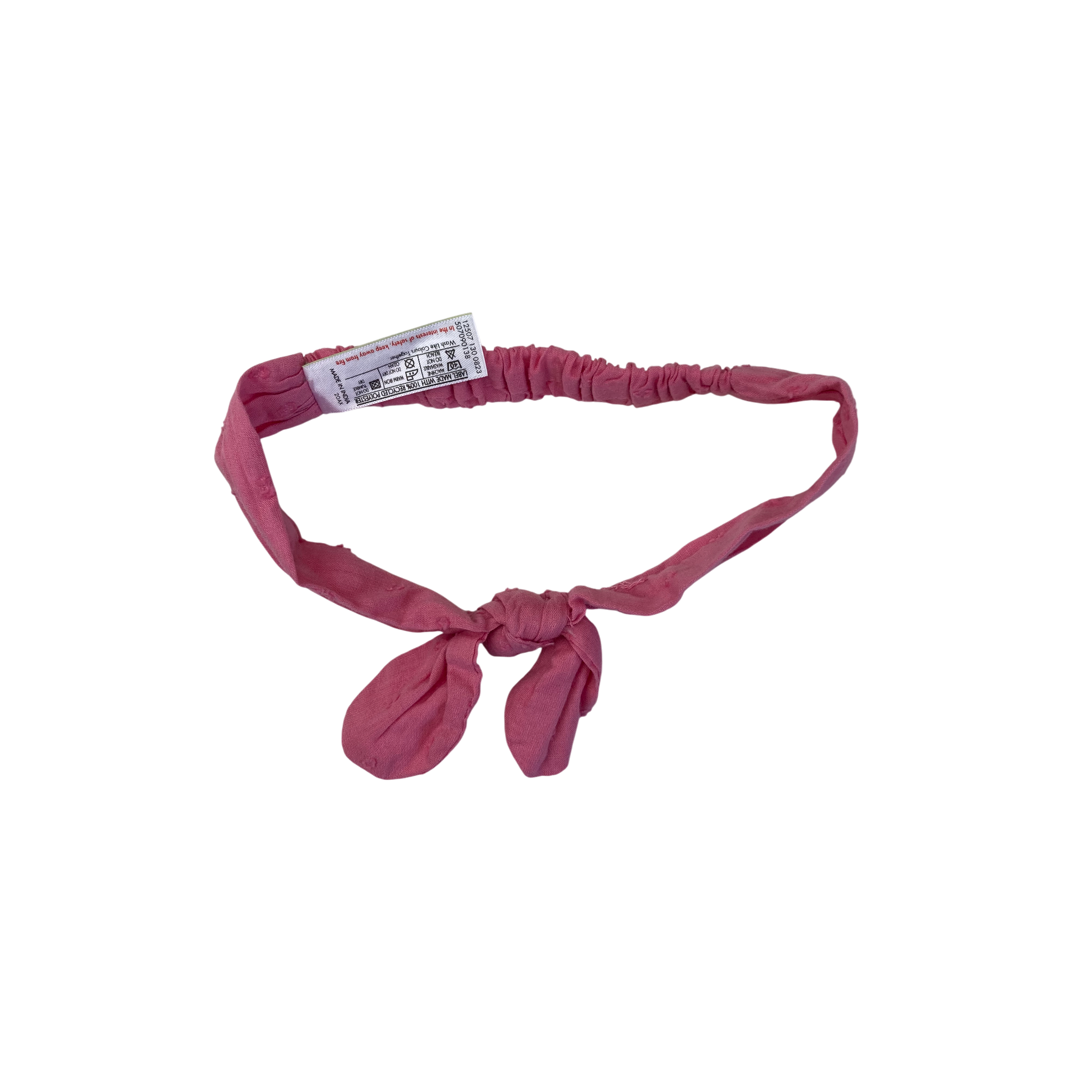 6-12M Pink Pindot Headband - Woolworths