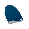 3-12M Teal & Grey Reversible Slouchy Beanie - Lika Lief