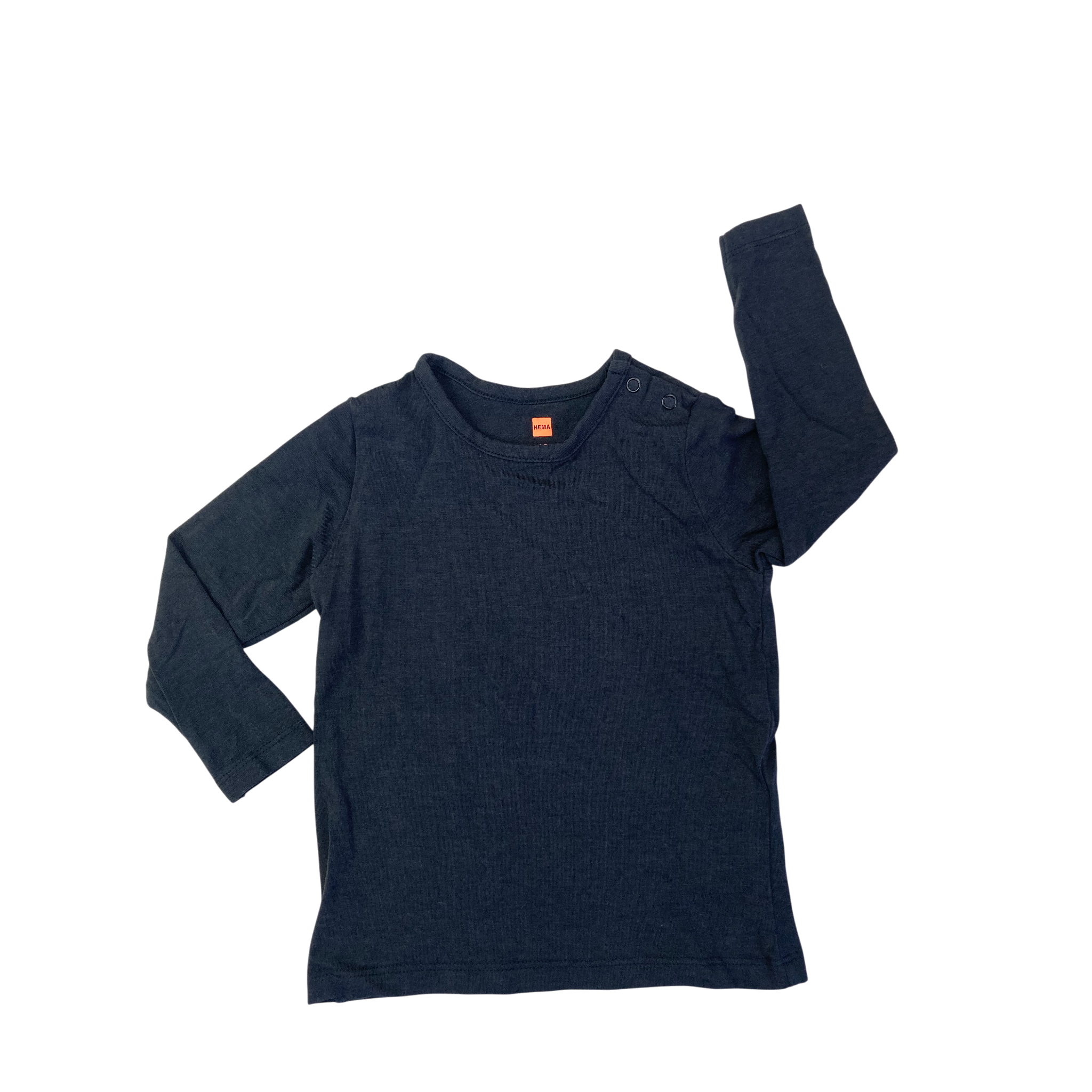 6M Black Long Sleeve T Shirt - Hema