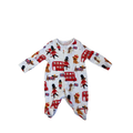 Newborn White London Snap Onesie - Tu