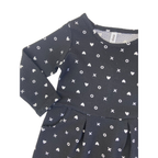 1-2Y Black & White Textured X & O Dress - Mr Price