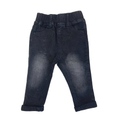 6-9M Black Denim Skinny Jeggings - OneTwoThree
