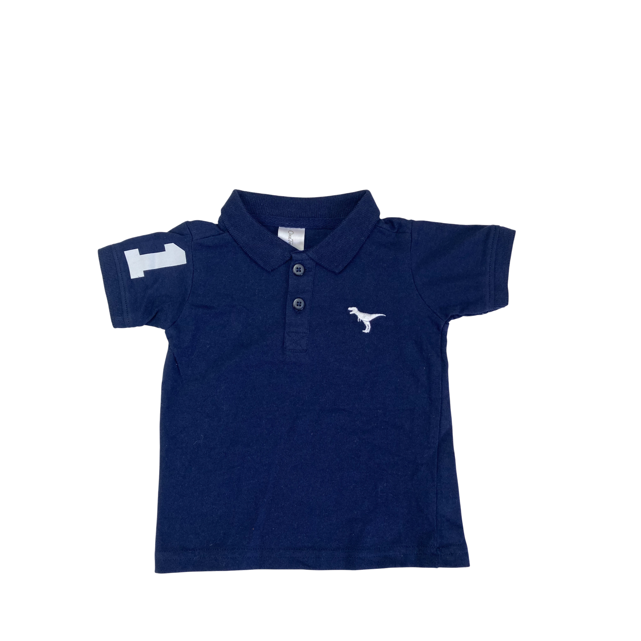 6-9M Navy Blue Golfer Top - OneTwoThree