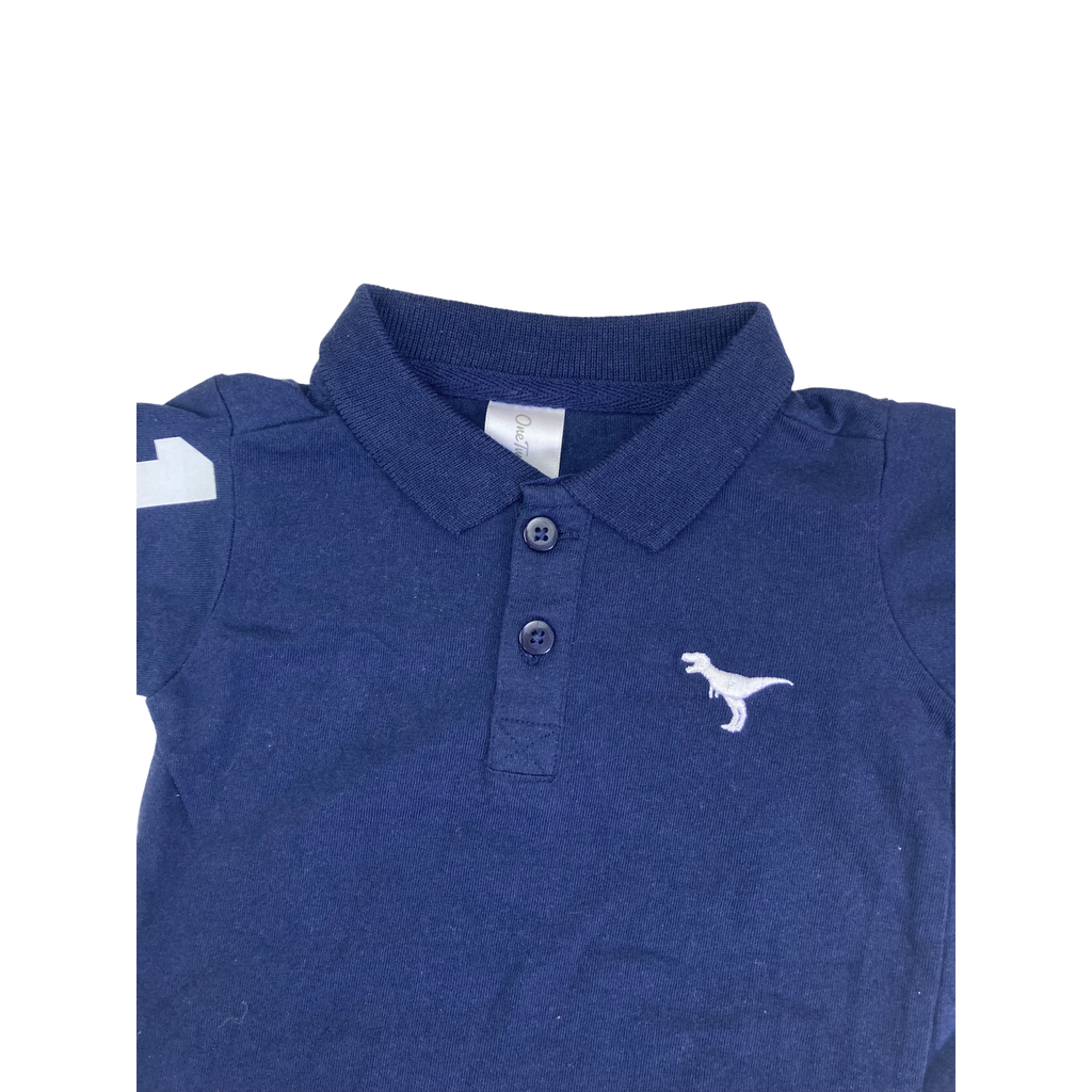 6-9M Navy Blue Golfer Top - OneTwoThree