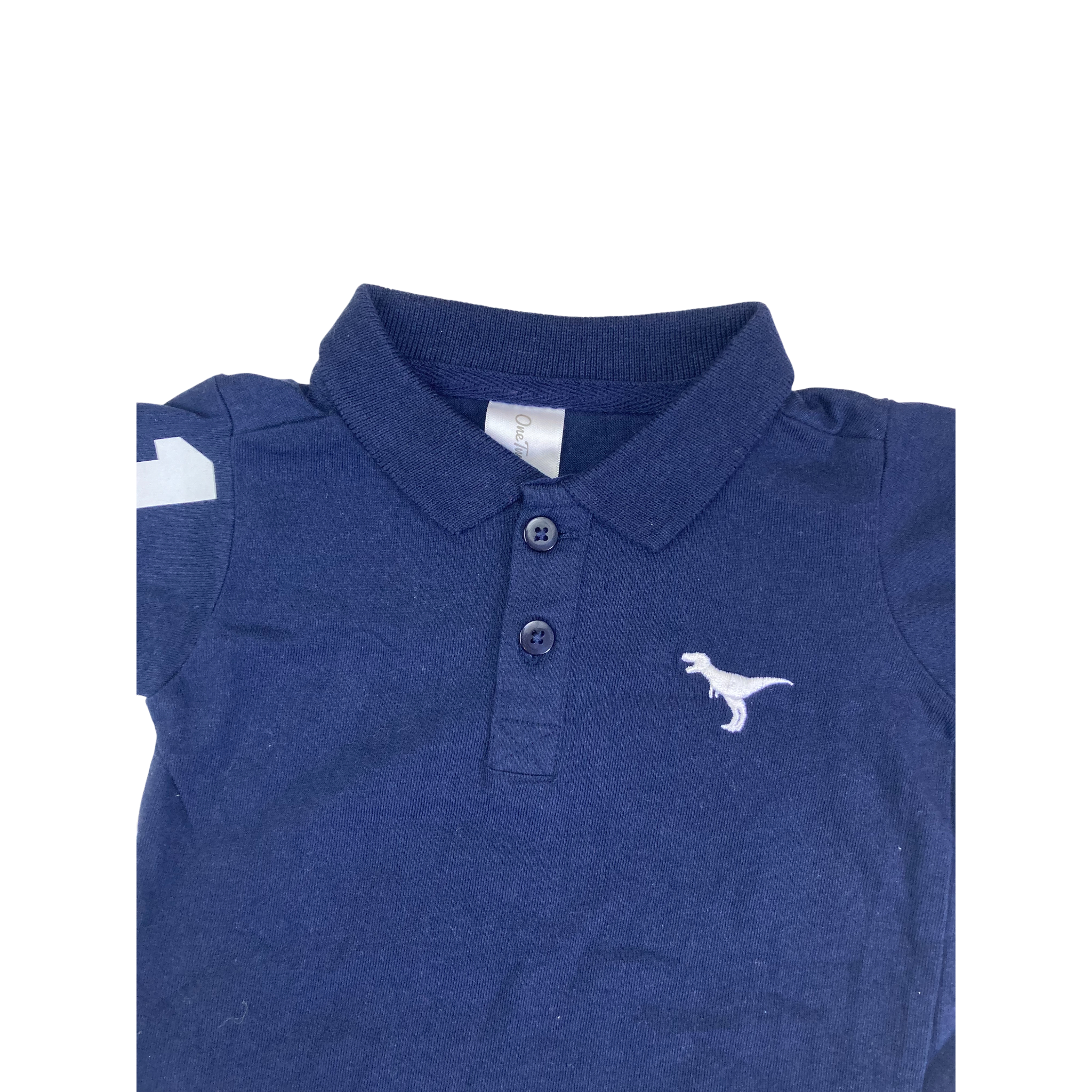 6-9M Navy Blue Golfer Top - OneTwoThree