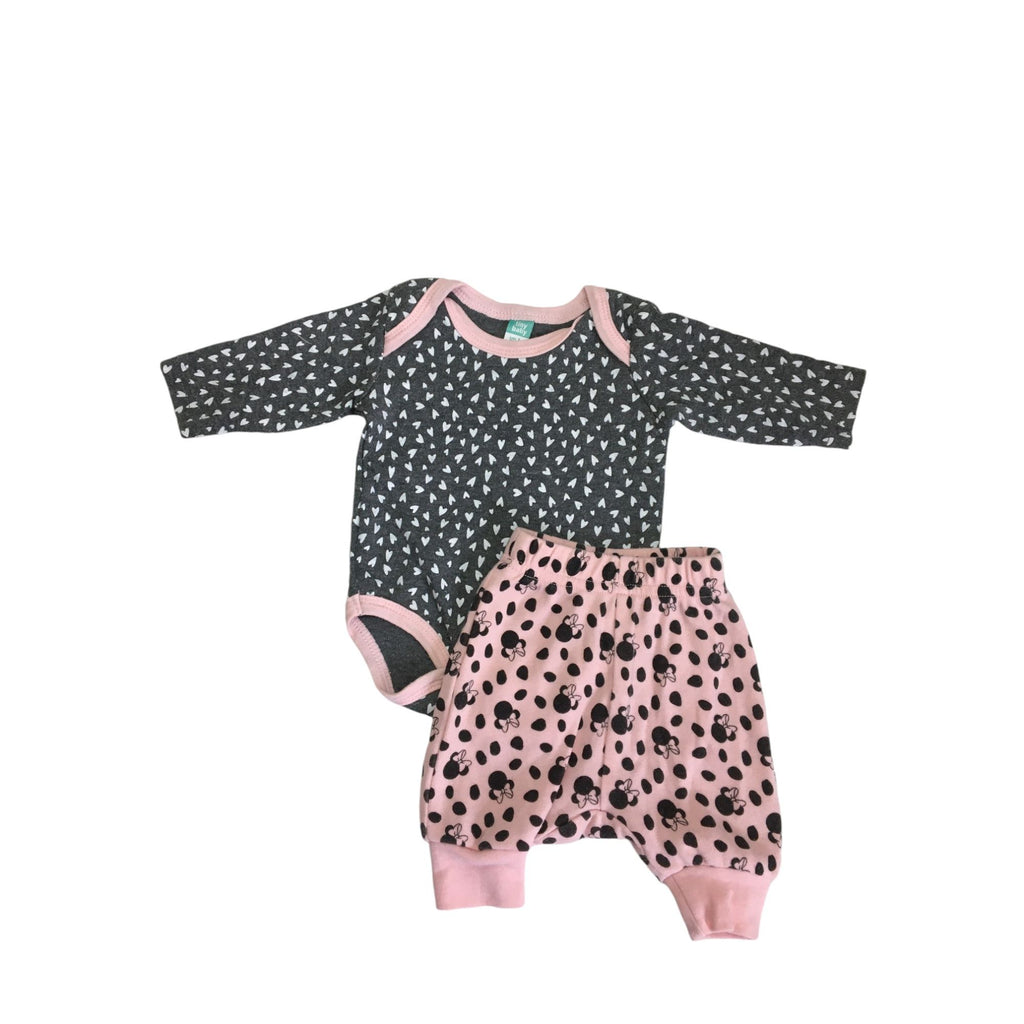 Prem - Pink & Grey Bodysuit & Leggings - Ackermans