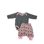 Prem - Pink & Grey Bodysuit & Leggings - Ackermans