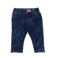 3-6M Dark Denim Pull On Skinny Jeans - Jet