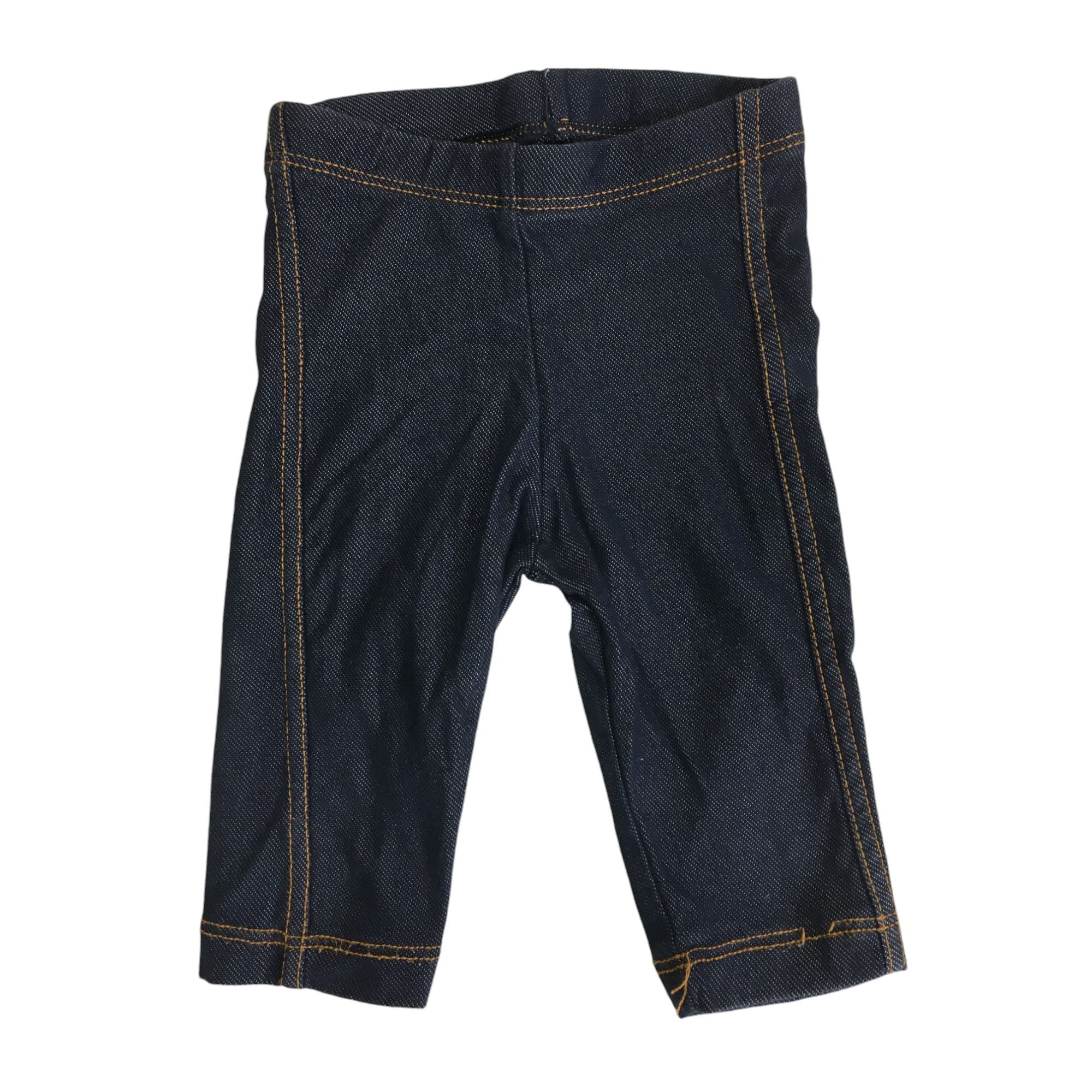 9-12M Dark Blue Denim Look Jeggings - The Children's Place