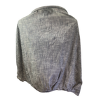 One Size - Blue Chambray Apron Nursing Cover - Baby Sense