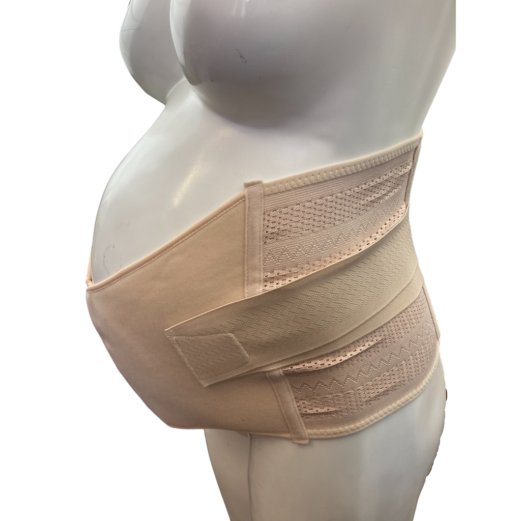 Large - Beige Belly Support Maternity Band