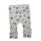 1-3M White & Beige Shape Cuffed Leggings - Woolworths