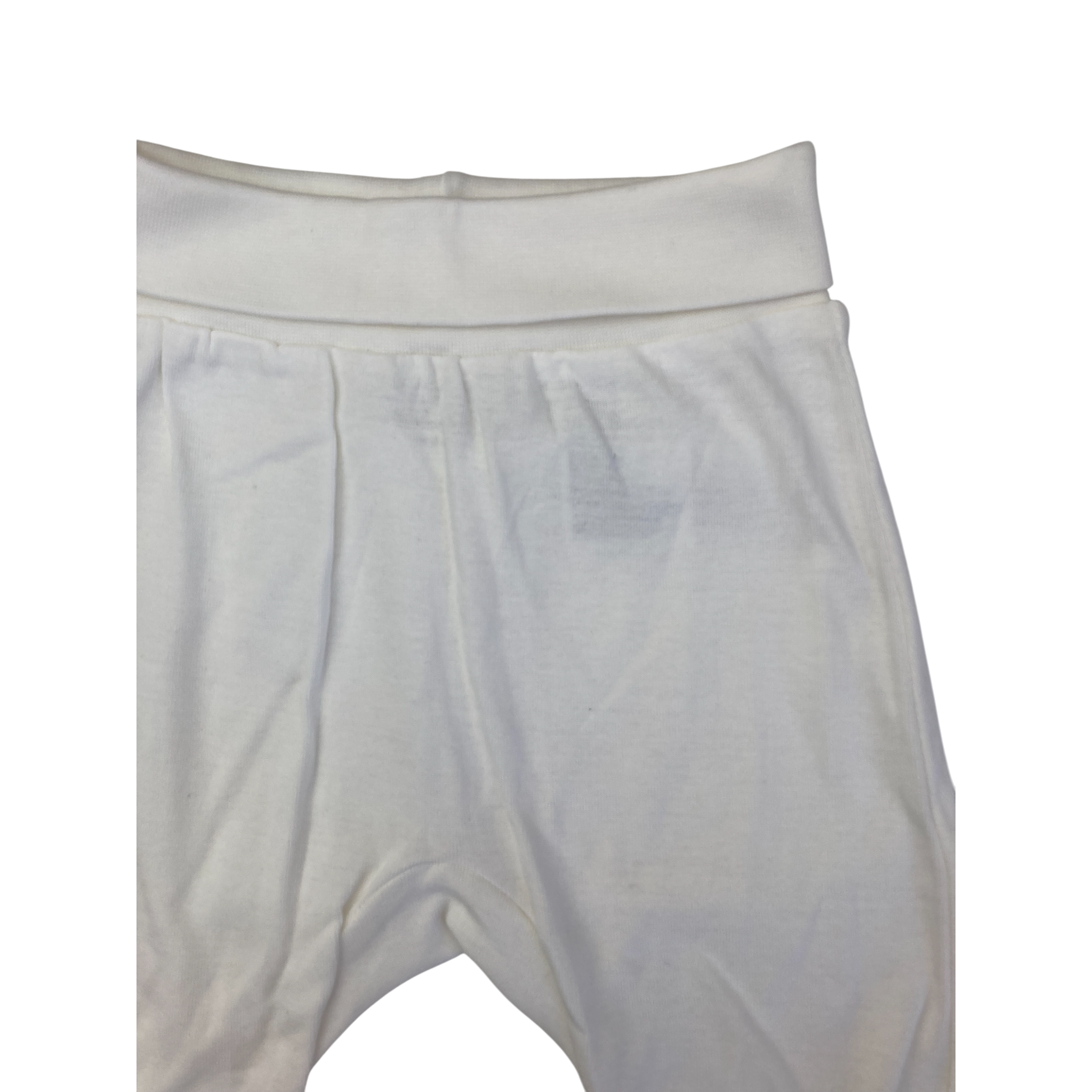 UK 4-6M Cream Organic Cotton Leggings - H&M