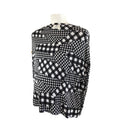 One Size - Black & White Check Nursing Cover - Petit Bunny