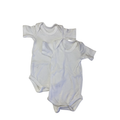 Newborn Set Of Two White Bodysuits - Woolworths
