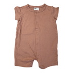 UK 2-4M Tan Snap Romper - H&M