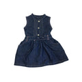 12-18M Dark Blue Sleeveless Denim Shirt Dress - Re: