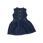 12-18M Dark Blue Sleeveless Denim Shirt Dress - Re: