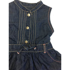 12-18M Dark Blue Sleeveless Denim Shirt Dress - Re: