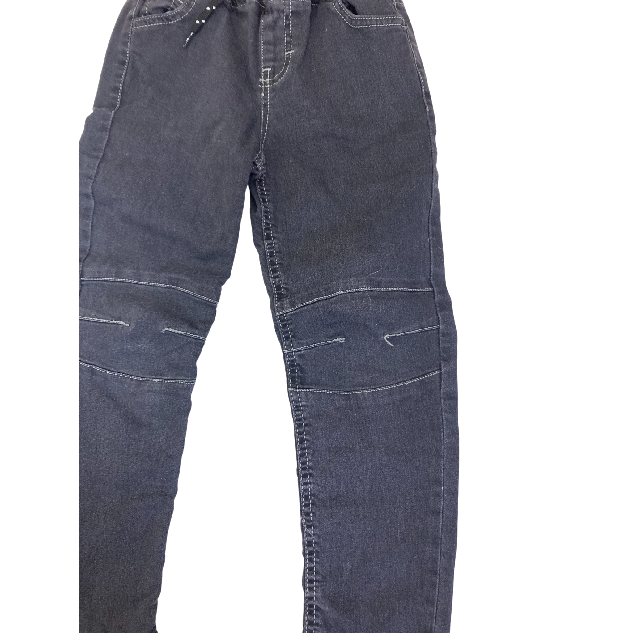 5-6Y Black Denim Skinny Jeans - Real