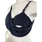 Extra Large - Black Double Layer Maternity & Nursing Bra - Kindred Bravely