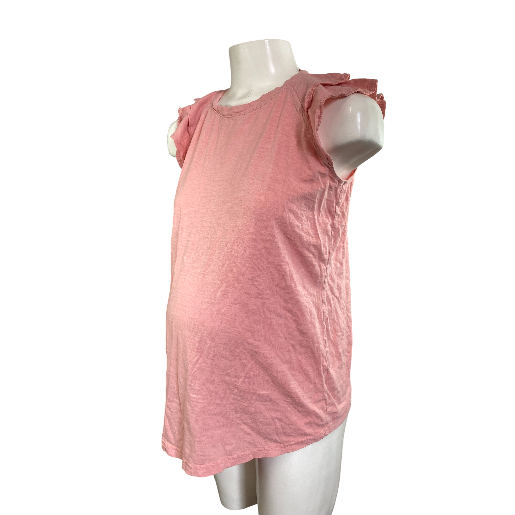 Large - Pink Maternity Top - Motherhood Maternity