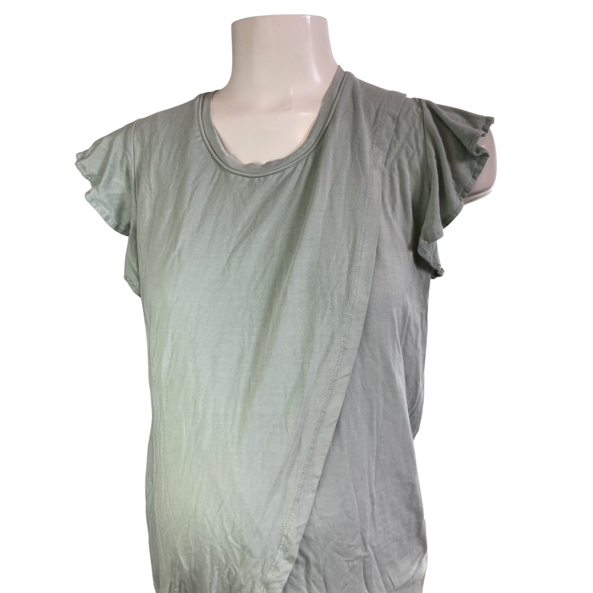 Large - Mint Green Maternity & Nursing Tulip Top - Kindred Bravely
