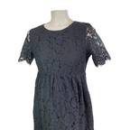 Large - Black Lace Maternity Dress - Gap