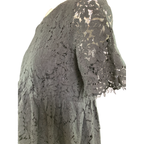 Large - Black Lace Maternity Dress - Gap