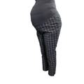 Size 11 - Black & Grey Grid Maternity Chino Pants - Old Navy