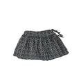 3-6M Navy Blue Yellow, Cream & Pink Side Tie Skirt - Sticky Fudge