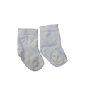 0-3M Cream Embossed Socks