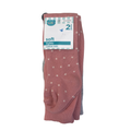 0-6M Pink & Grey Set Of Two Knit Stockings - Ackermans