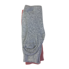 0-6M Pink & Grey Set Of Two Knit Stockings - Ackermans
