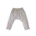 0-3M Grey & Pink Floral Harem Leggings - Cotton On